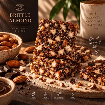 Krackle Co, Flavoured dry fruits & almond brittles